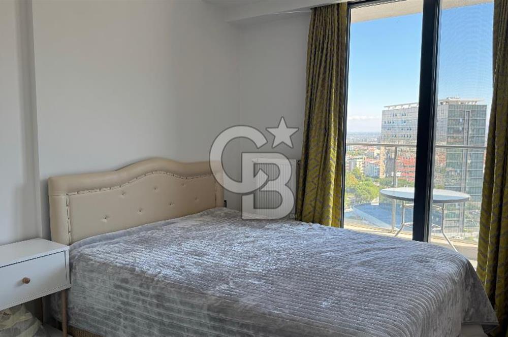 Manisa Meydan Sitesi Havuz Cephe 1+1 Eşyalı Kiralık Daire