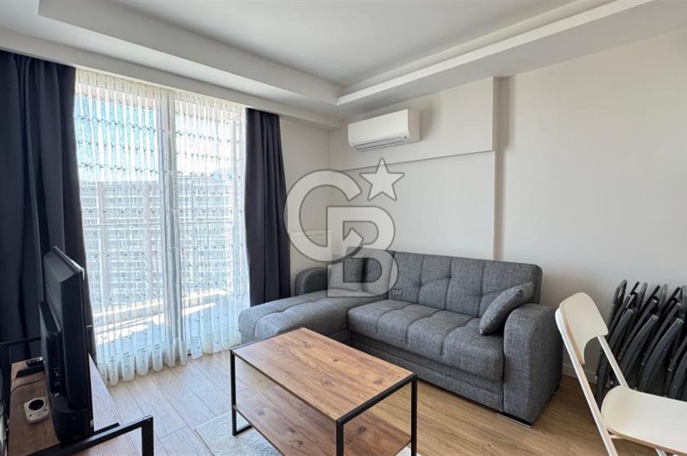 Manisa Meydan Sitesi Havuz Cephe 1+1 Eşyalı Kiralık Daire