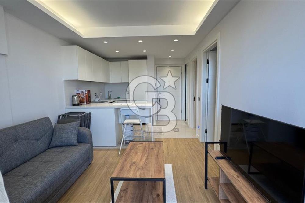 Manisa Meydan Sitesi Havuz Cephe 1+1 Eşyalı Kiralık Daire