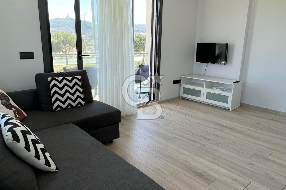 Çeşme Altınyunus La Terrace Konutları'nda 1+1 Kiralık Daire