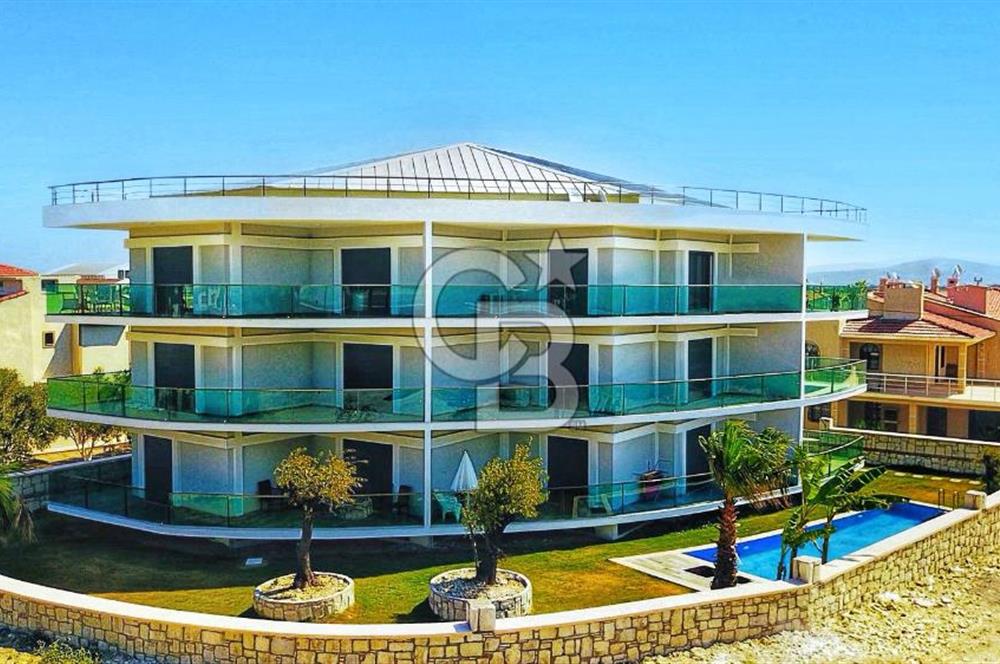 Çeşme Altınyunus La Terrace Konutları'nda 1+1 Kiralık Daire