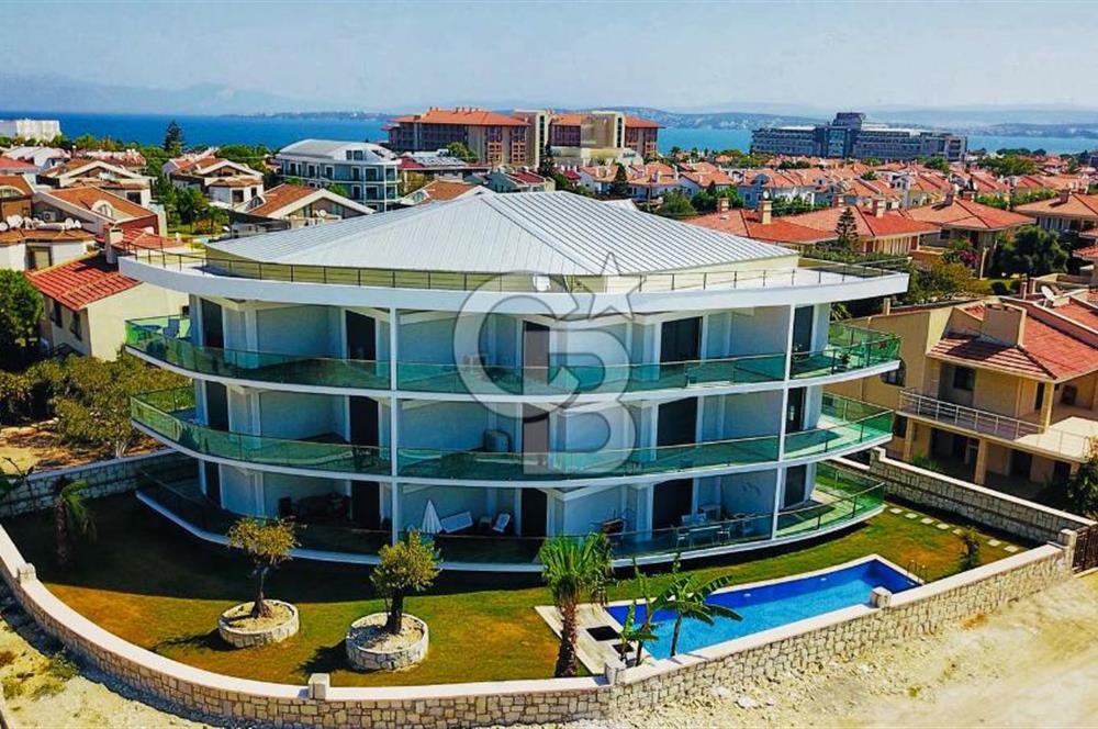 Çeşme Altınyunus La Terrace Konutları'nda 1+1 Kiralık Daire