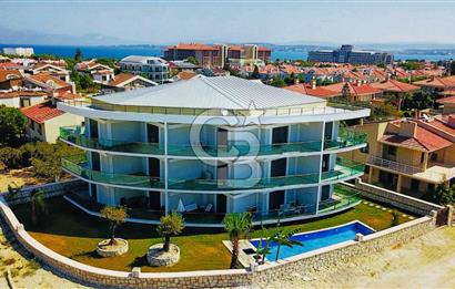 Çeşme Altınyunus La Terrace Konutları'nda 1+1 Kiralık Daire