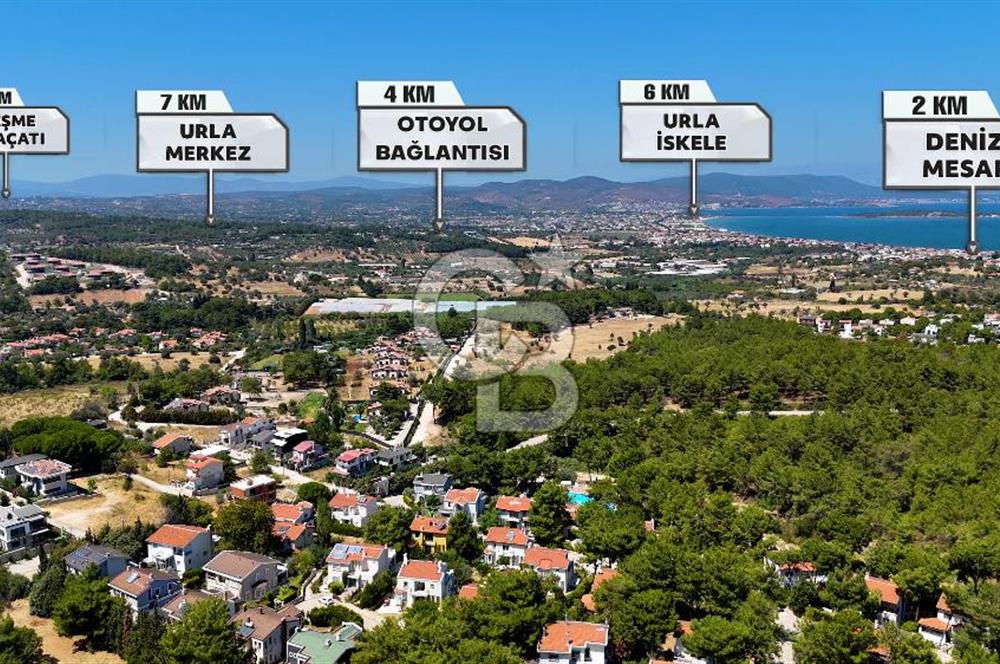 URLA ÇAMLIBEL SİTESİNDE ÖZEL HAVUZLU 4+2 LÜKS VİLLA SATILIK