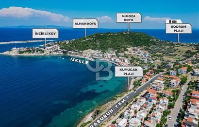 KARABURUN YENİ LİMAN'DA FULL DENİZ MANZARALI TRİPLEKS VİLLA