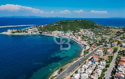 KARABURUN YENİ LİMAN'DA FULL DENİZ MANZARALI TRİPLEKS VİLLA