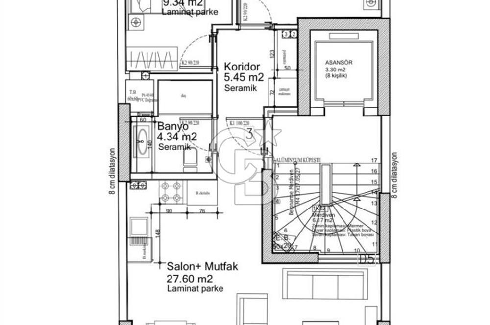 ÇANAKKALE KORDON DA DENİZ MANZARALI 2+1 SIFIR DAİRE! 