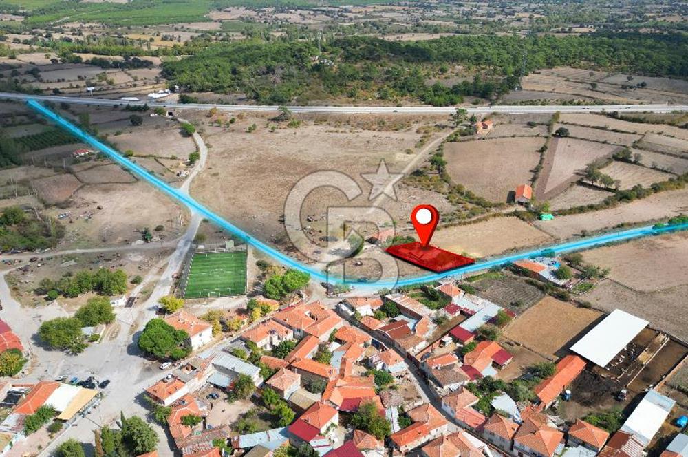 ÇANAKKALE EZİNE'DE ANAYOLA YAKIN 623 m²﻿ SATILIK ARSA VE KÖY EVİ