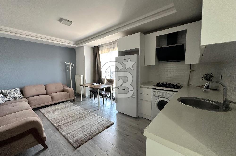 Kiralık Eşyalı 1+1 Daire Bornova Topçu Tugayı köşesi 