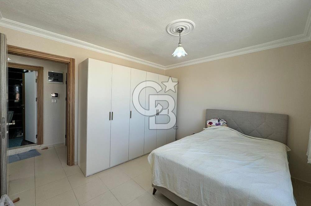 Çandarlı merkezde Stadyum Cadde üstünde ferah 2+1  eşyalı daire