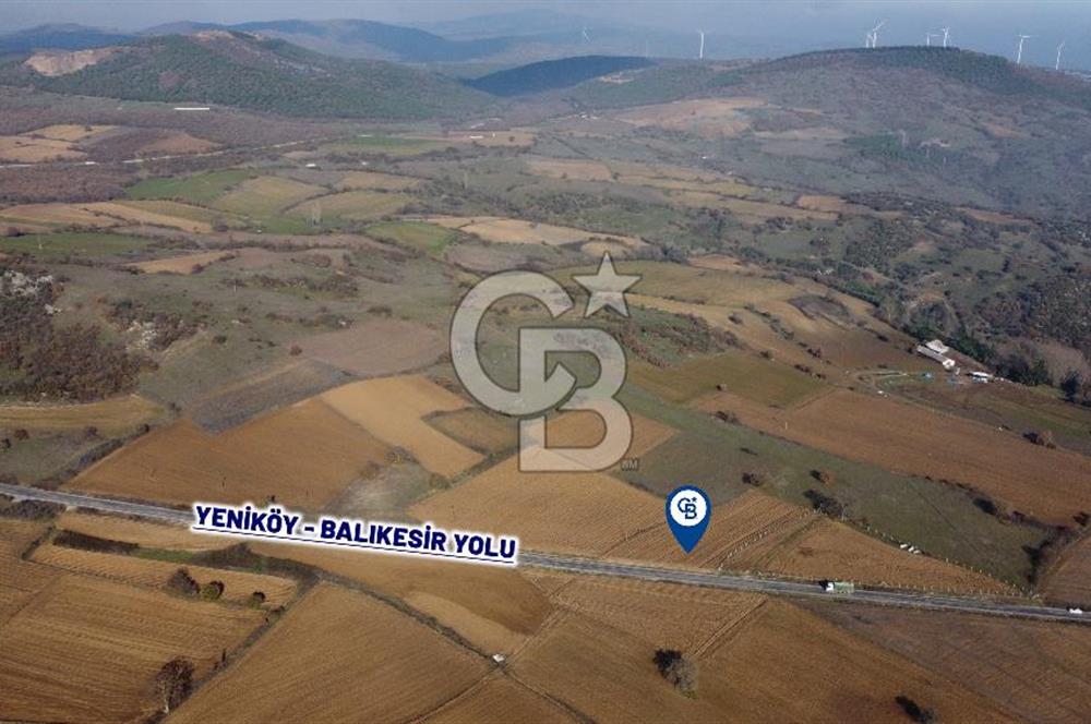 BALIKESİR KARESİ YENİKÖY MAH. YOLA SIFIR 2.630 m² SATILIK TARLA