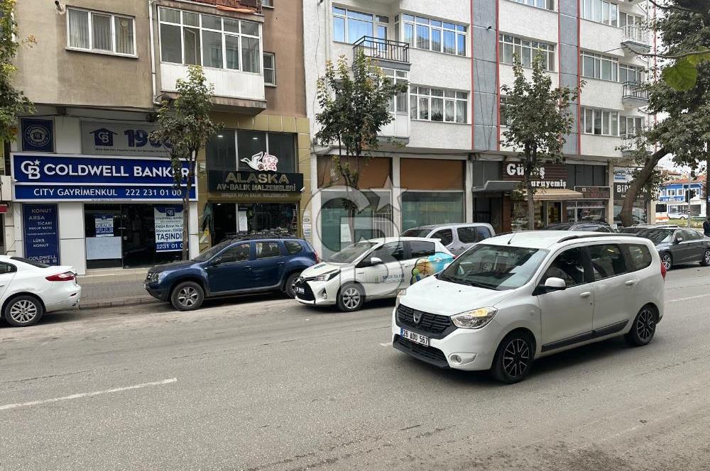 CB CITY' DEN SİVRİHSAR 1 CADDESİNDE KİRALIK İŞ YERİ