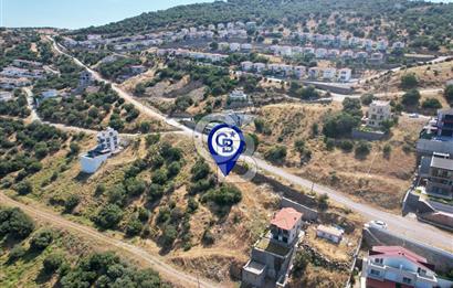 ÇANDARLI'DA HARİKA DENİZ MANZARALI SATILIK 335 M2 ARSA