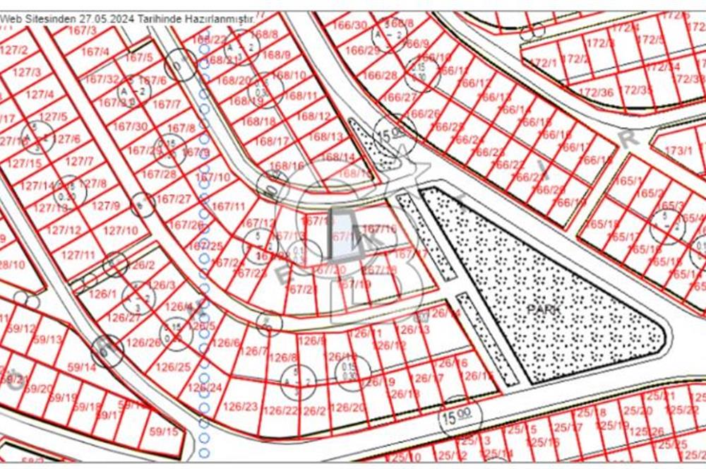 İZMİR ÇANDARLI'DA 336 m2 15/30 VİLLA İMARLI SATILIK ARSA