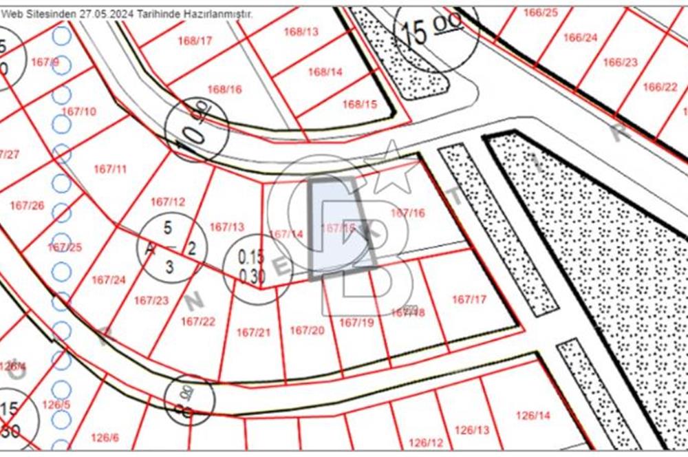 İZMİR ÇANDARLI'DA 336 m2 15/30 VİLLA İMARLI SATILIK ARSA