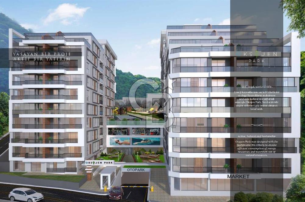 OKSİJEN PARK, GÖZDAĞI'NDA EŞSİZ MANZARALI SATILIK 2+1 DAİRE