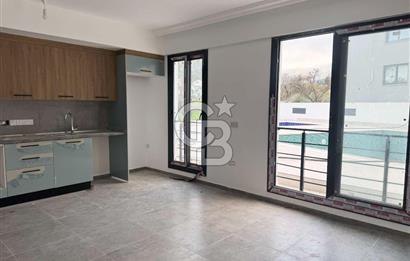 Kıbrıs Girne Alsancak ta Havuzlu Sitede Satılık 1+1 Bahçe Katı Daire