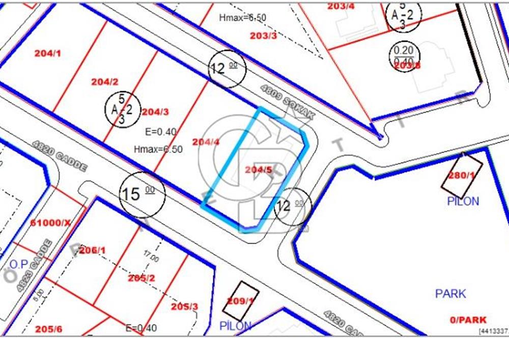 ÇAYYOLU ALACAATLI DA 789 m² SATILIK KÖŞE VİLLA PARSELİ