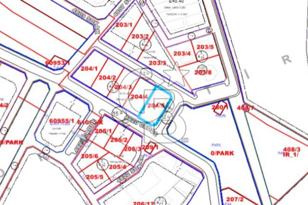 ÇAYYOLU ALACAATLI DA 789 m² SATILIK KÖŞE VİLLA PARSELİ