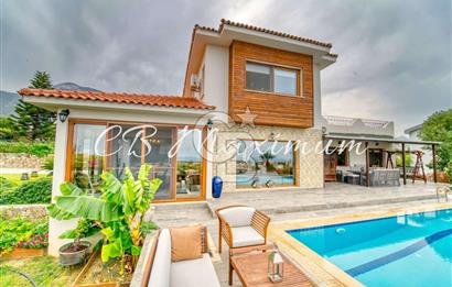 3 bed villa for sale with sea view and pool in Kyrenia Bellapais