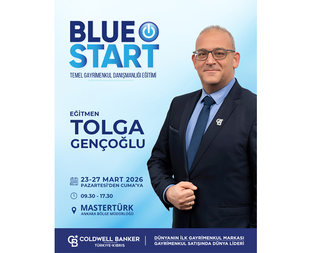 ANKARA BLUE START YÜZYÜZE EĞİTİMİ 23-27 MART 2026 (İSTANBUL-İZMİR HARİÇ )