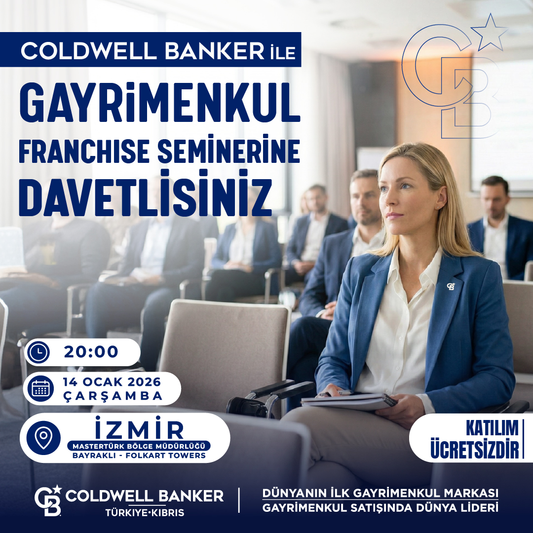 İZMİR FRANCHISE SEMİNERİ / 14 OCAK 2026 ÇARŞAMBA 20.00