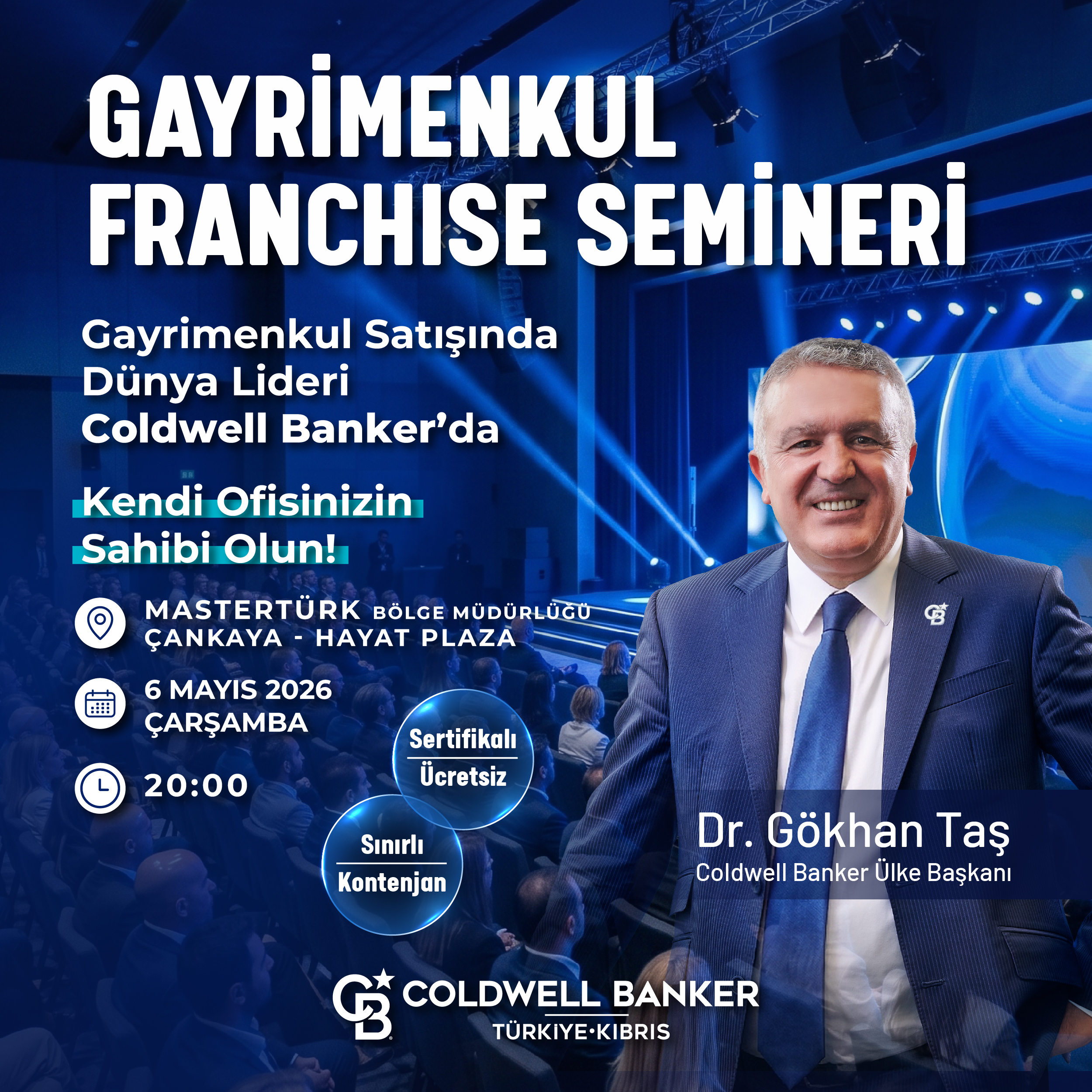 ANKARA FRANCHISE SEMİNERİ / 06 MAYIS 2026 ÇARŞAMBA 20.00