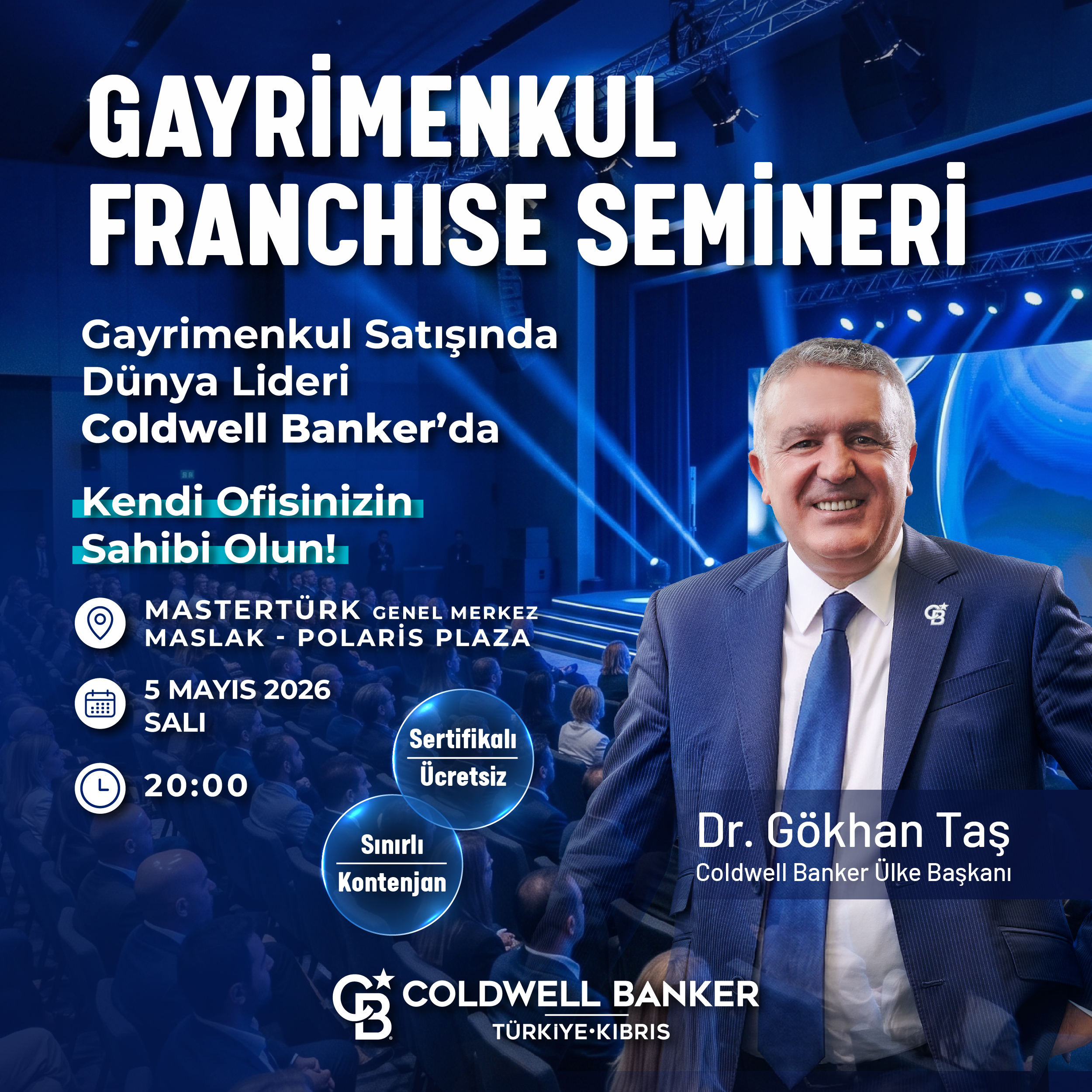 İSTANBUL FRANCHISE SEMİNERİ / 05 MAYIS 2026 SALI 20.00