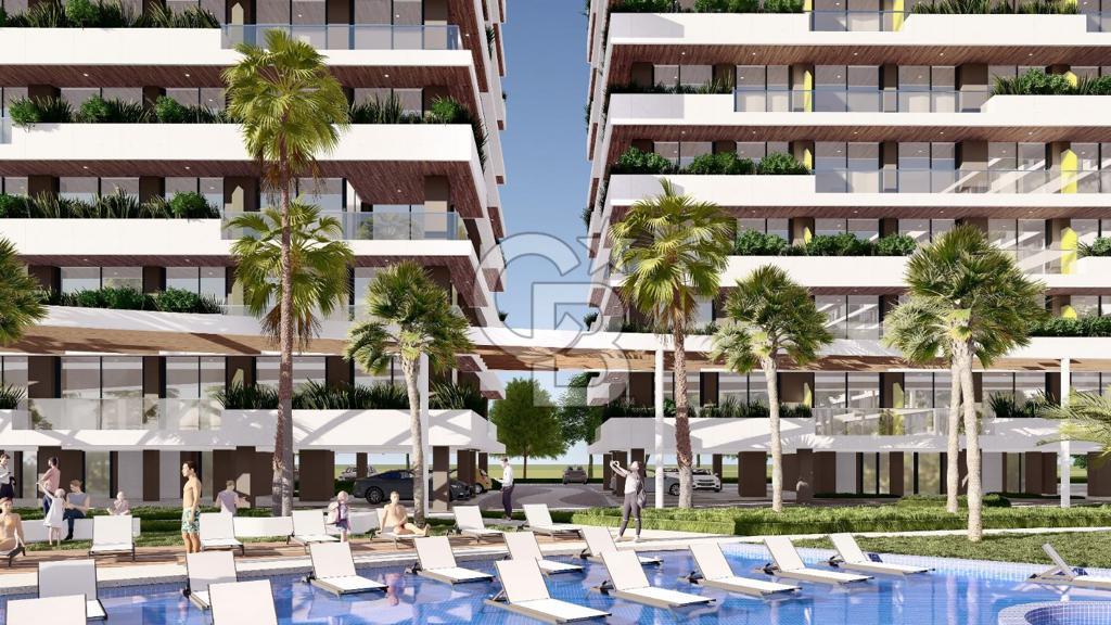 Kıbrıs, İskele Long Beach'de Satılık 1+1 Rezidans Daire