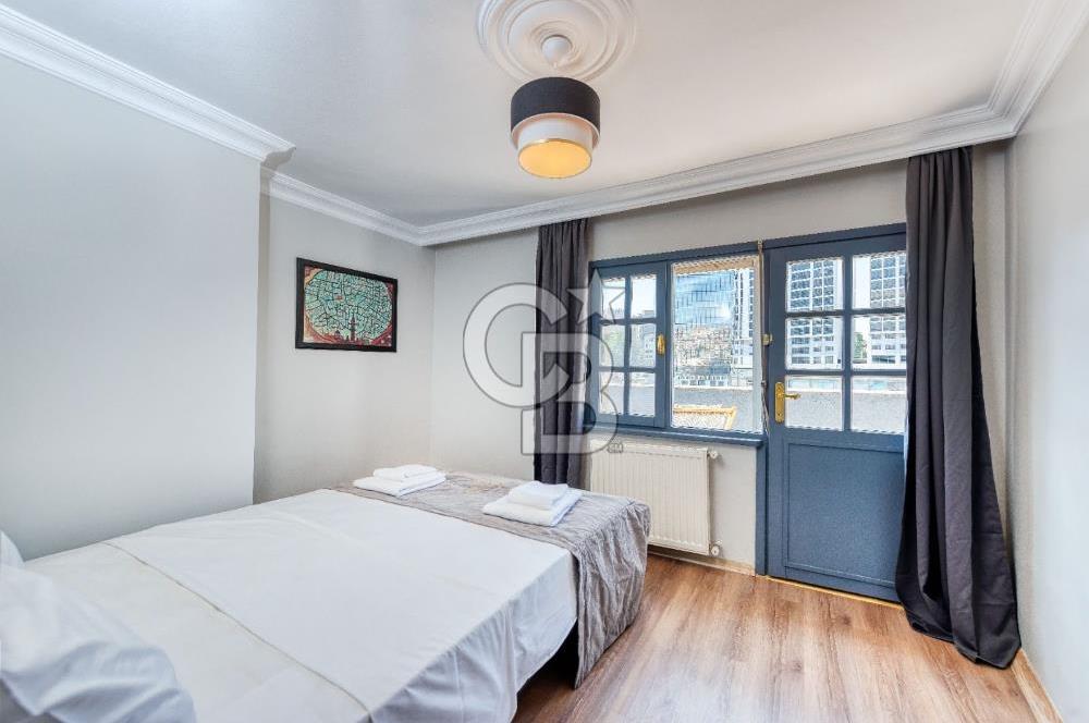 Harbiye'de Full Eşyalı ,Çift Teraslı 4+1 Dubleks Kiralık Daire 