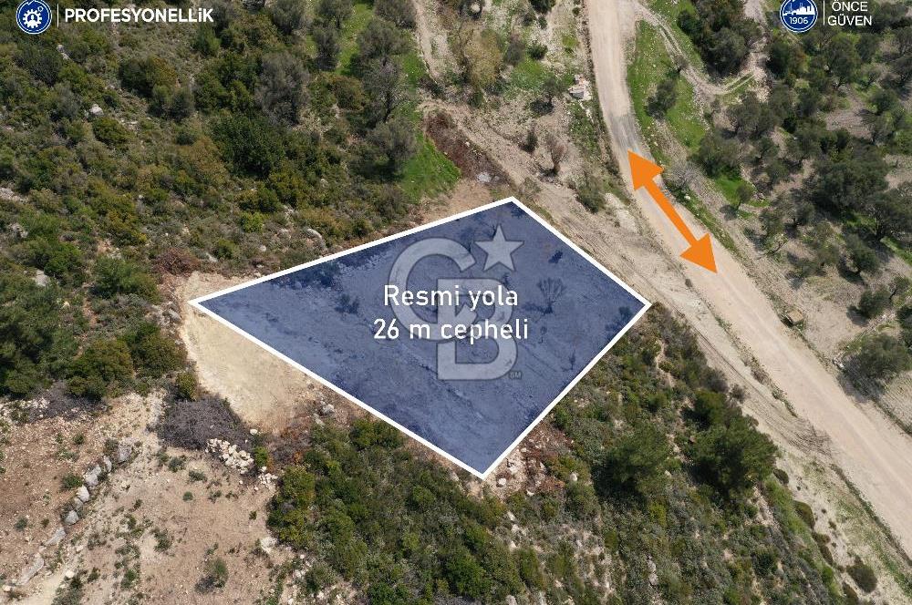 Karaburun Eğlenhoca Gölet Yolunda Resmi Yola Cepheli Tarla