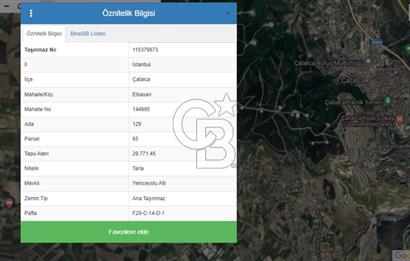 ÇATALCA ELBASAN DA 30 DÖNÜM YOL CEPHE YATIRIMLIK ARSA