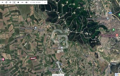 ÇATALCA ELBASAN DA 30 DÖNÜM YOL CEPHE YATIRIMLIK ARSA