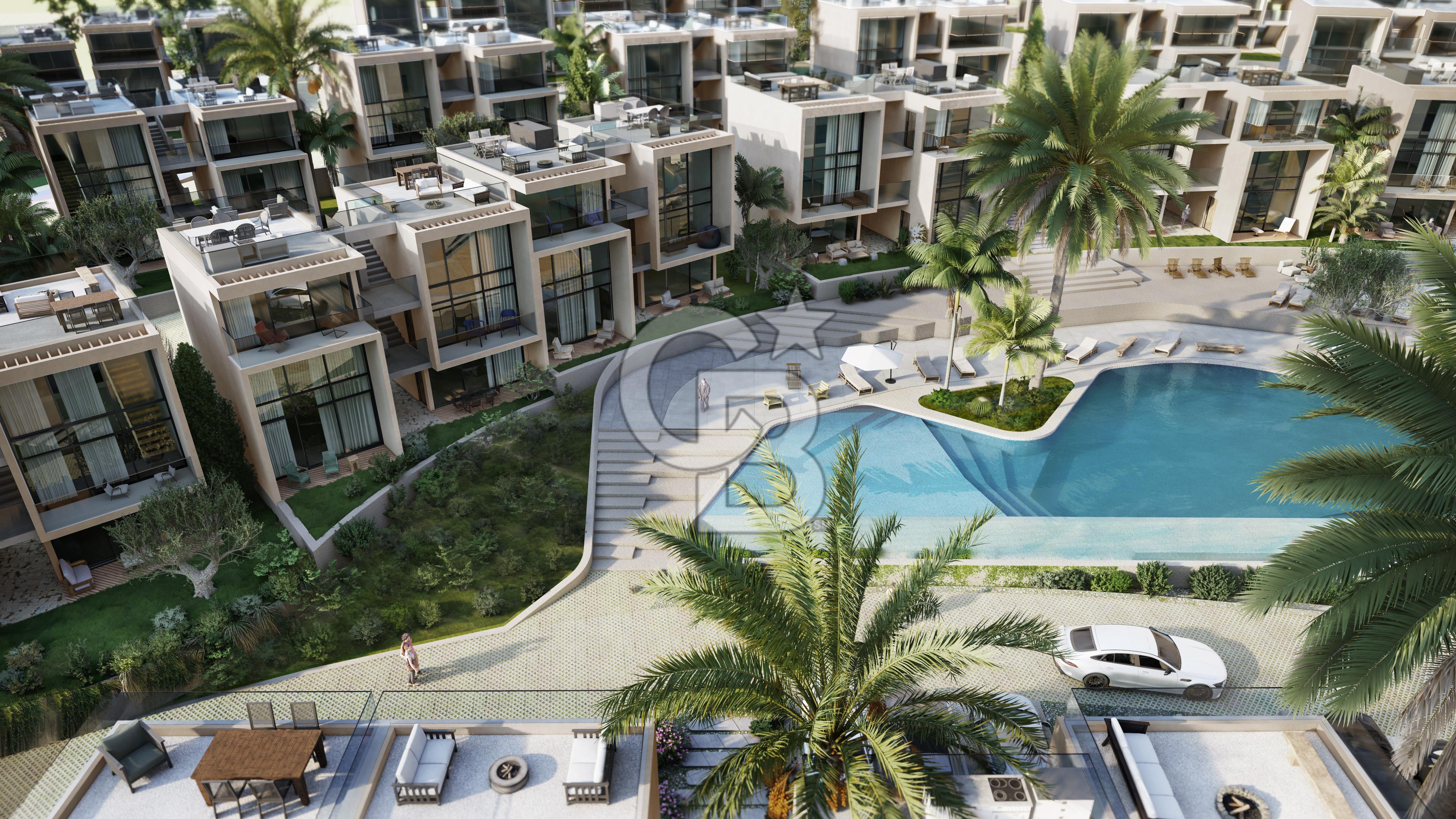 Kıbrıs Girne Esentepe Bölgesinde Denize Sıfır 1+1 Penthouse Daireler