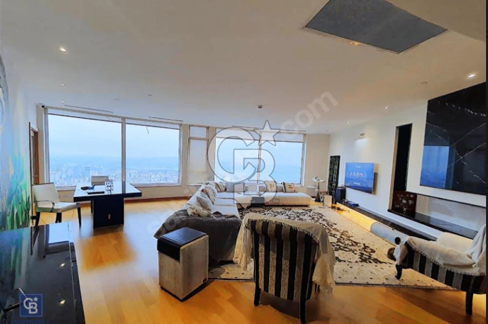 ŞİŞLİ PLAZADA LEBİDERYA DENİZ MANZARALI HARİKA PENTHOUSE DAİRE