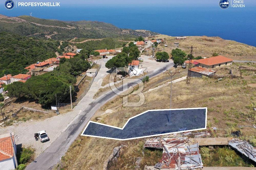 Karaburun Sarpıncık Köyünde Deniz ve Doğa Manzaralı Tarla