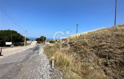 Karaburun Sarpıncık Köyünde Deniz ve Doğa Manzaralı Tarla
