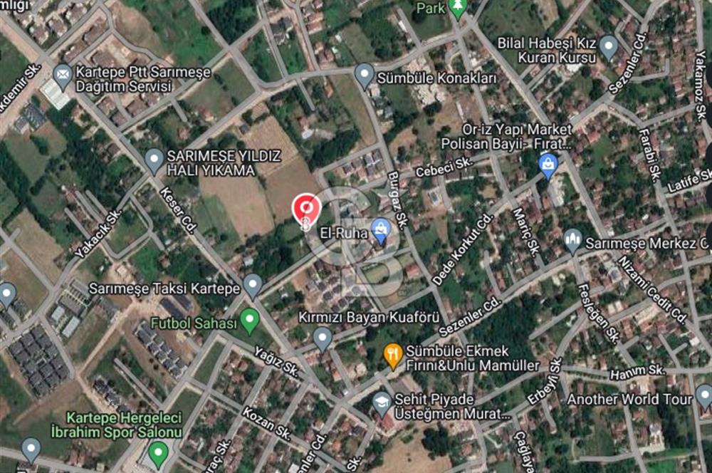 Kocaeli Kartepe Sarımeşede İmarlı Villa Arsası