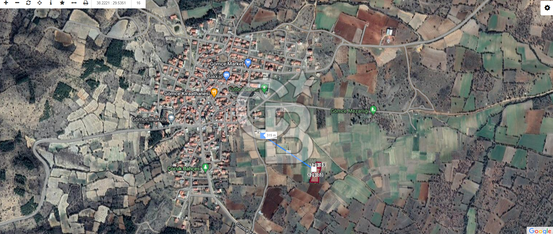 Bekilli Gömce Mahallesi'nde Satılık Cevizlik