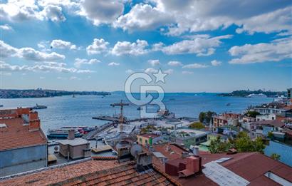 GÜMÜŞSUYU ÖMER AVNİ MAH.DE SATILIK FULL BOĞAZ MANZARALI DUBLEX DAİRE