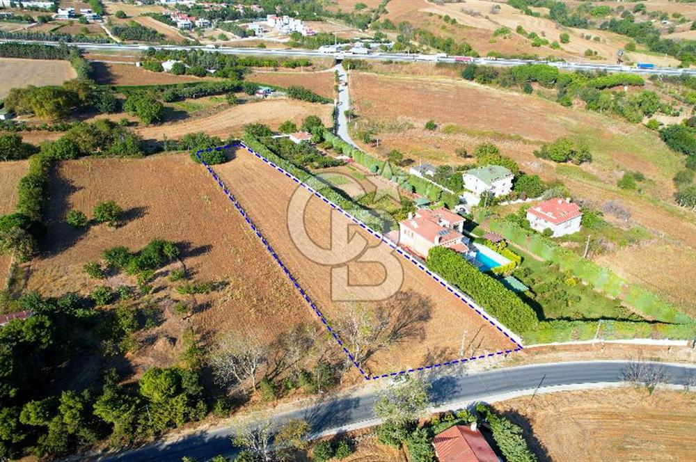 SİLİVRİ ORTAKÖY 6354m2 ANA YOLA CEPHELİ SATILIK VİLLA İMARLI