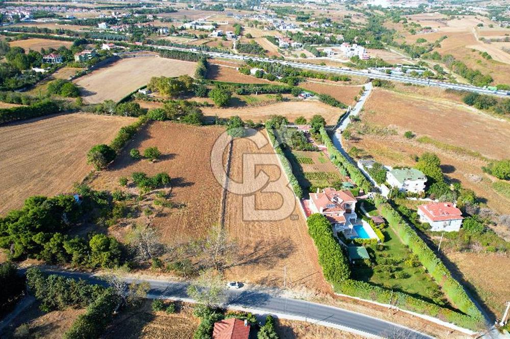 SİLİVRİ ORTAKÖY 6354m2 ANA YOLA CEPHELİ SATILIK VİLLA İMARLI