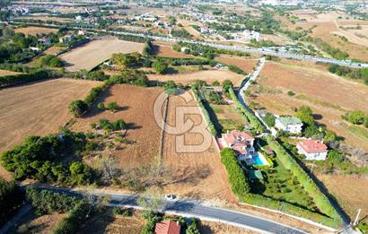 SİLİVRİ ORTAKÖY 6354m2 ANA YOLA CEPHELİ SATILIK VİLLA İMARLI