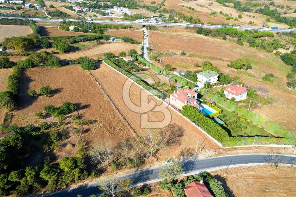 SİLİVRİ ORTAKÖY 6354m2 ANA YOLA CEPHELİ SATILIK VİLLA İMARLI