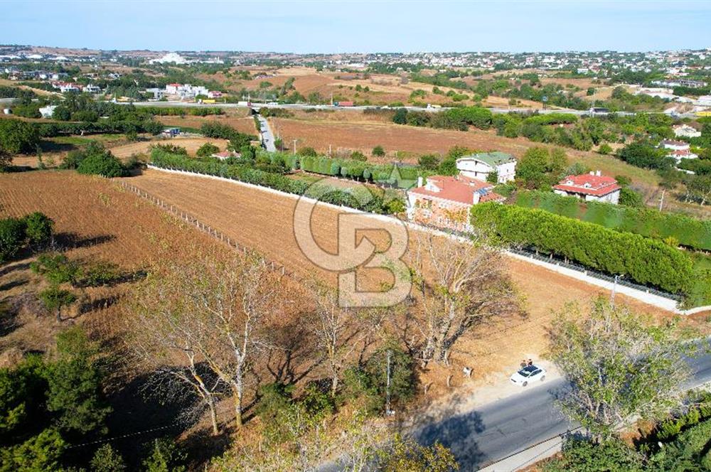 SİLİVRİ ORTAKÖY 6354m2 ANA YOLA CEPHELİ SATILIK VİLLA İMARLI