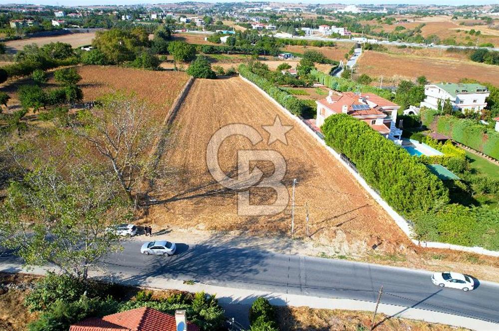 SİLİVRİ ORTAKÖY 6354m2 ANA YOLA CEPHELİ SATILIK VİLLA İMARLI