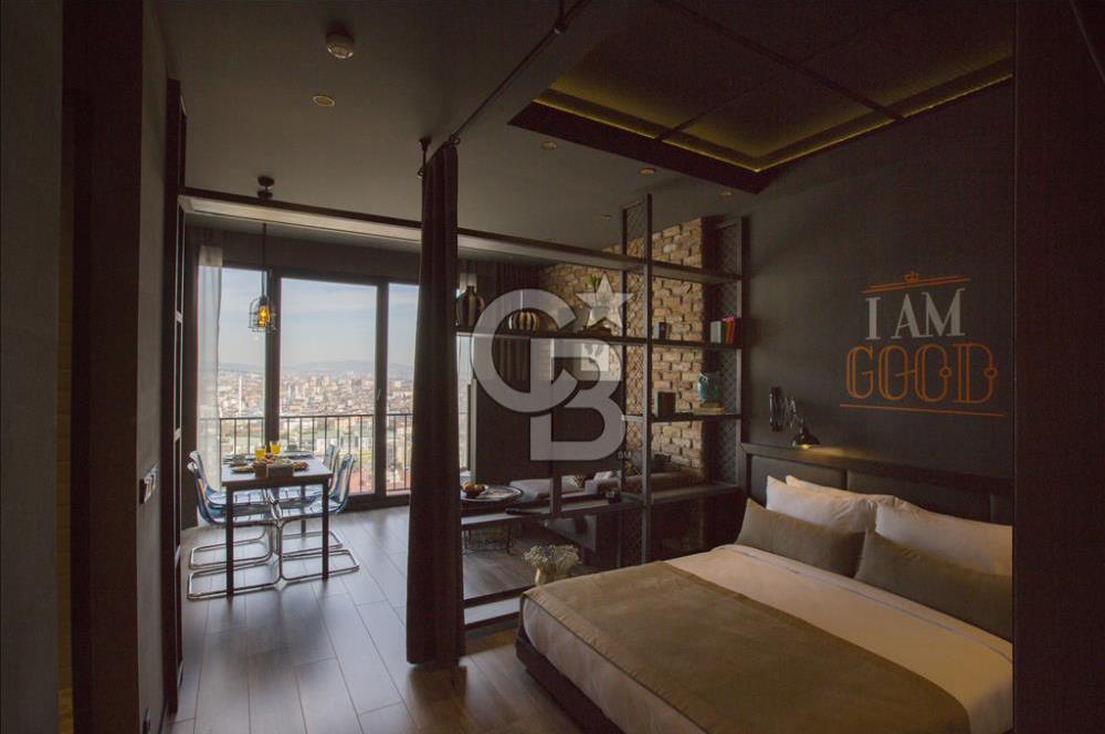 CITY LOFT 161 -TAM EŞYALI, OTEL KONSEPTİNDE,ŞEHİR MANZARALI SUIT