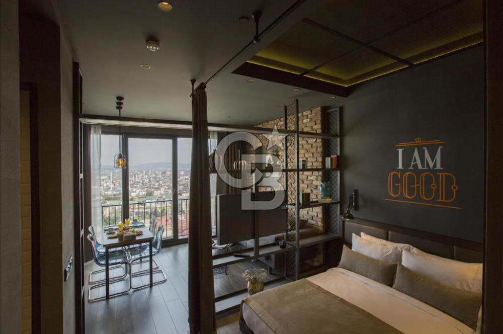 CITY LOFT 161 -TAM EŞYALI, OTEL KONSEPTİNDE,ŞEHİR MANZARALI SUIT