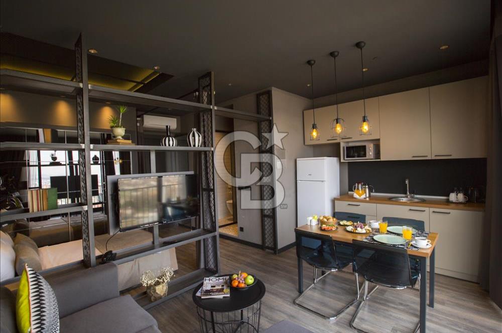 CITY LOFT 161 -TAM EŞYALI, OTEL KONSEPTİNDE,ŞEHİR MANZARALI SUIT