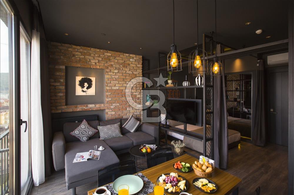 CITY LOFT 161 -TAM EŞYALI, OTEL KONSEPTİNDE,ŞEHİR MANZARALI SUIT
